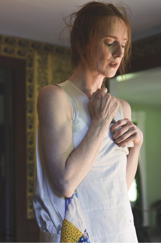 annika sheaff with hands folded close to chest