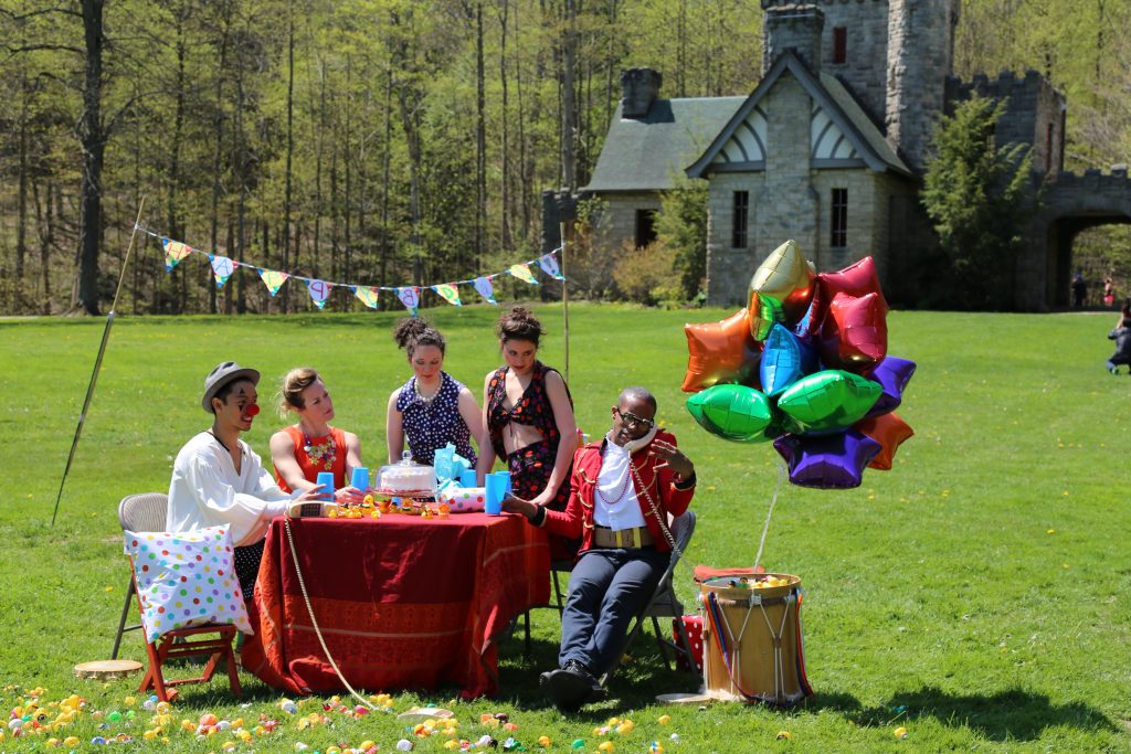 folks at a wild birthday party